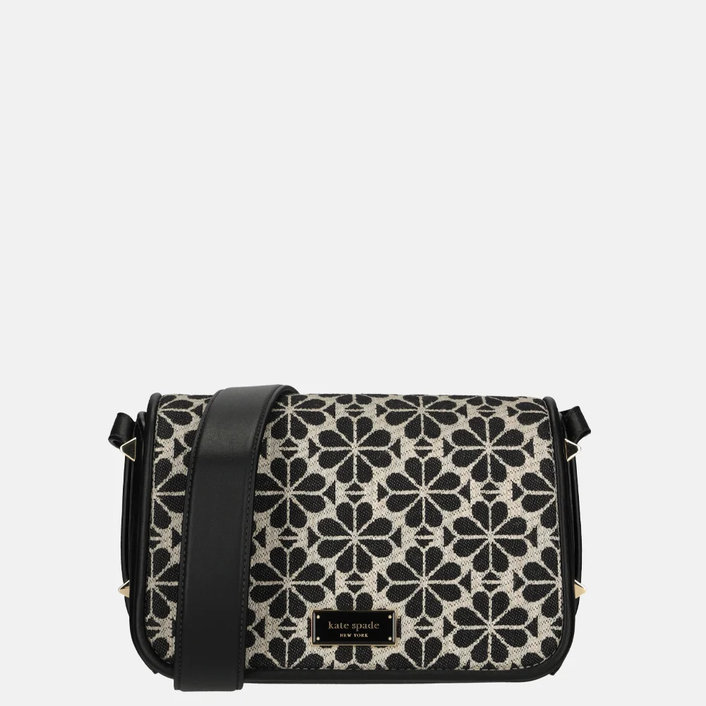 Kate Spade Flap flower jacquard crossbody tas sand multi bij Duifhuizen