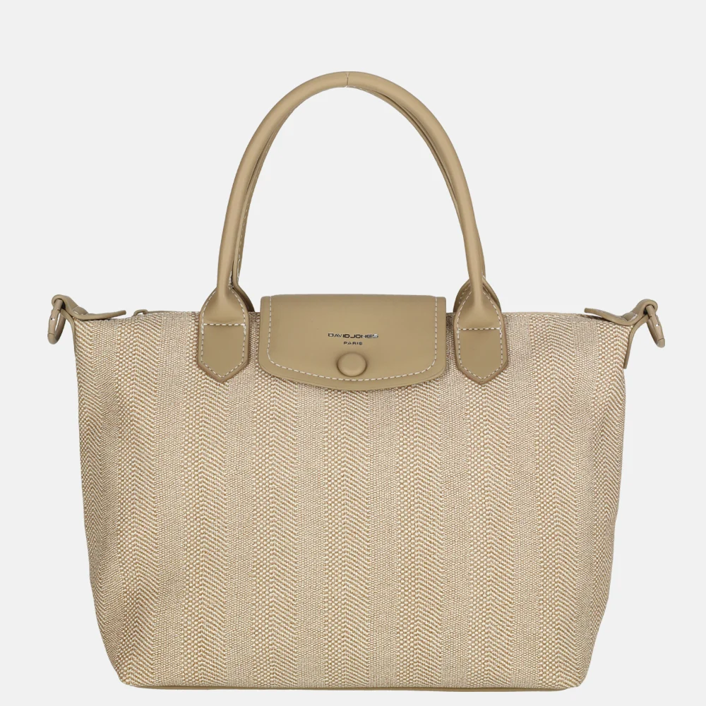 David Jones handtas M oatmeal beige bij Duifhuizen