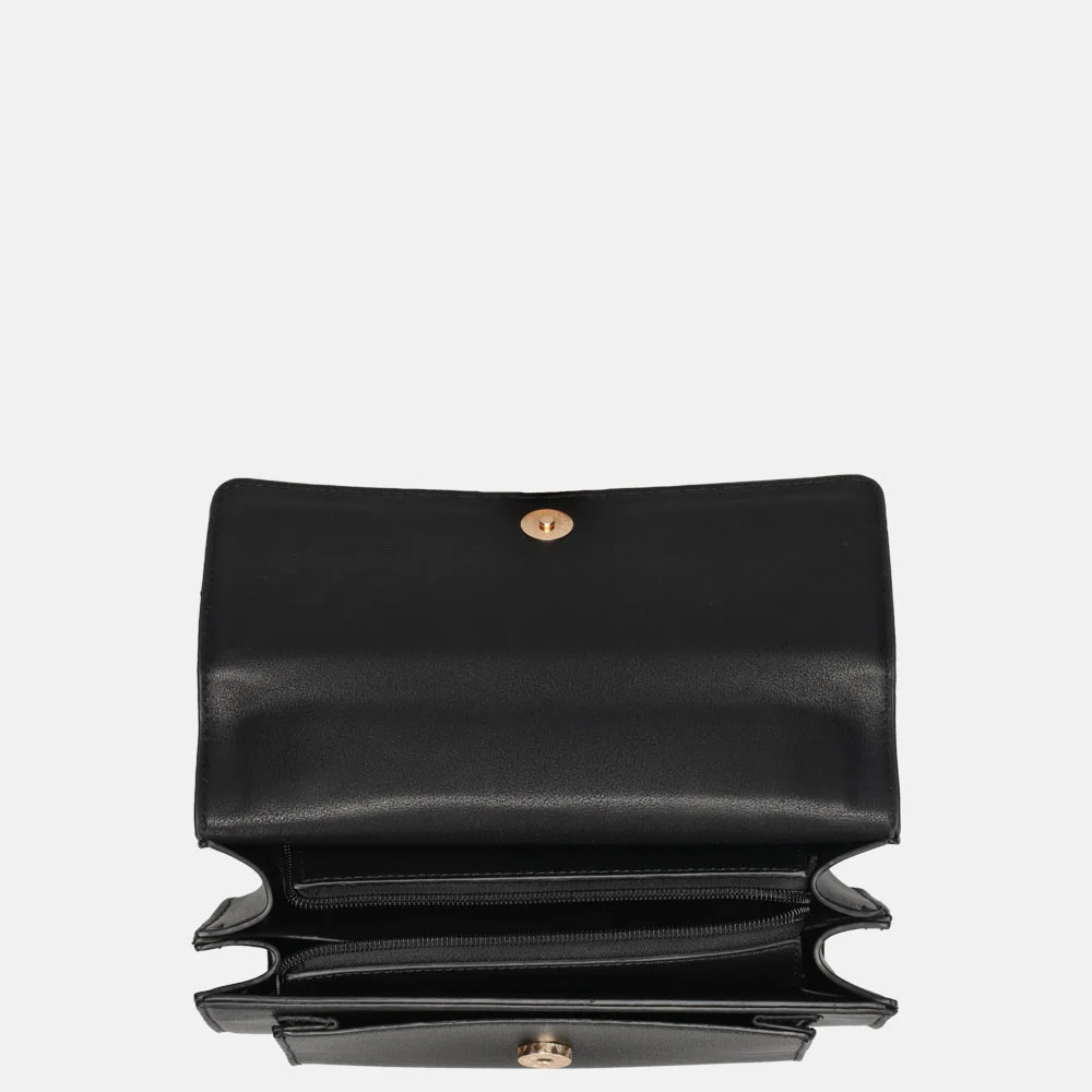 Firenze crossbody tas croco black bij Duifhuizen