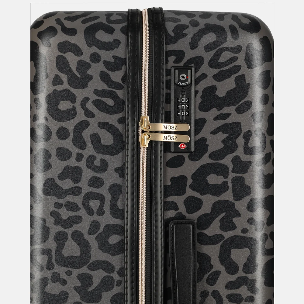 Mosz Lauren koffer 77 cm nero leo bij Duifhuizen