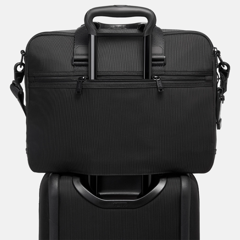 Tumi Albany Alpha Bravo Academy laptoptas black bij Duifhuizen