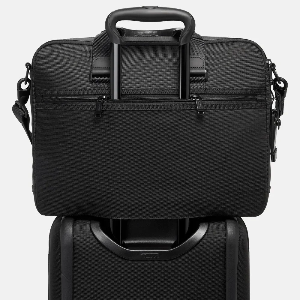 Tumi Albany Alpha Bravo Academy laptoptas black bij Duifhuizen