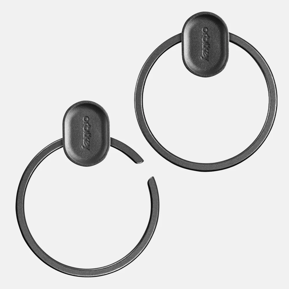 Orbitkey Ring v2 sleutelhanger black bij Duifhuizen