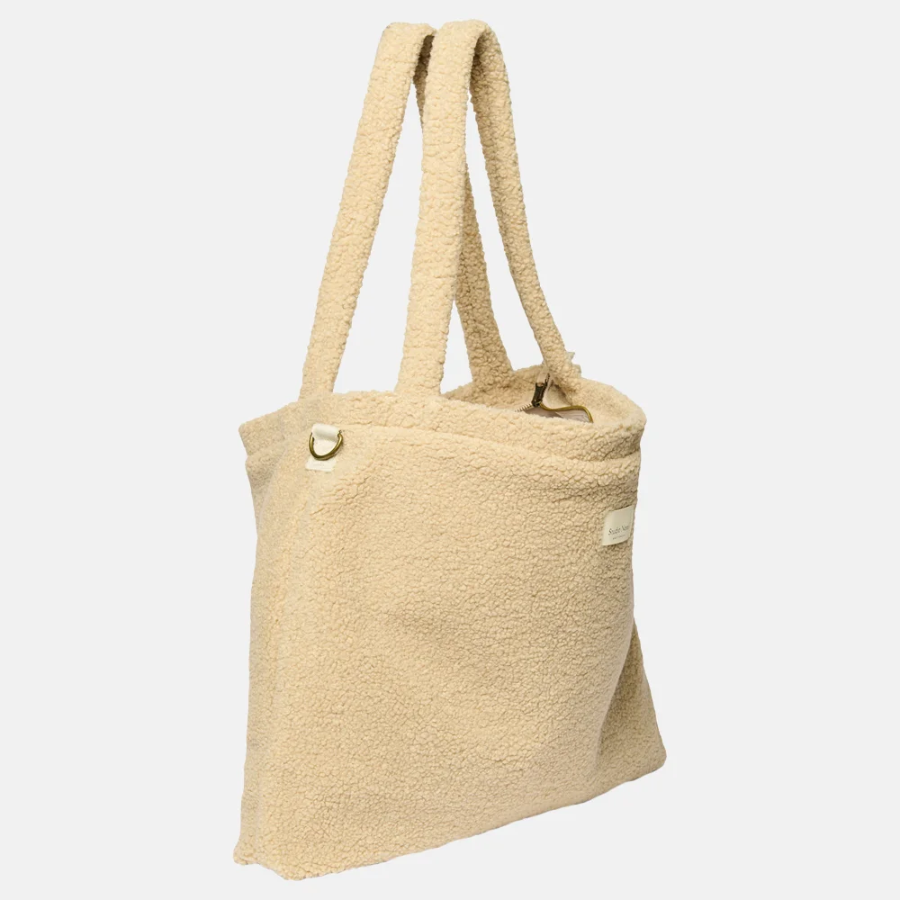 Studio Noos Diaper Teddy mom bag luiertas ecru bij Duifhuizen
