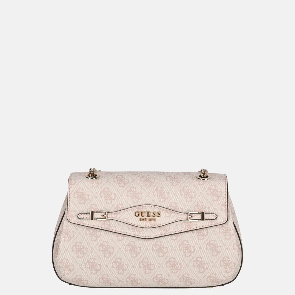 Guess Katya crossbody tas rose water logo bij Duifhuizen
