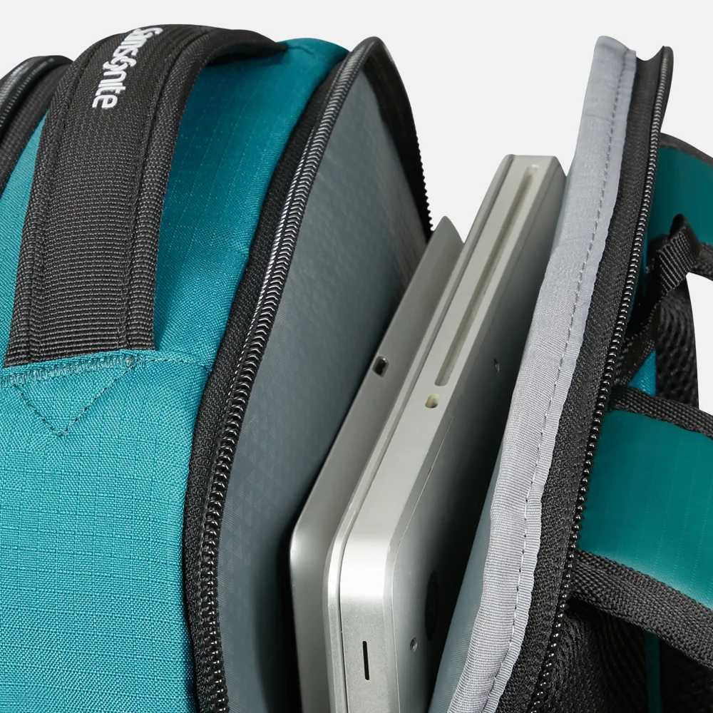 Samsonite Roadseeker laptoprugzak M 15 inch deep teal bij Duifhuizen