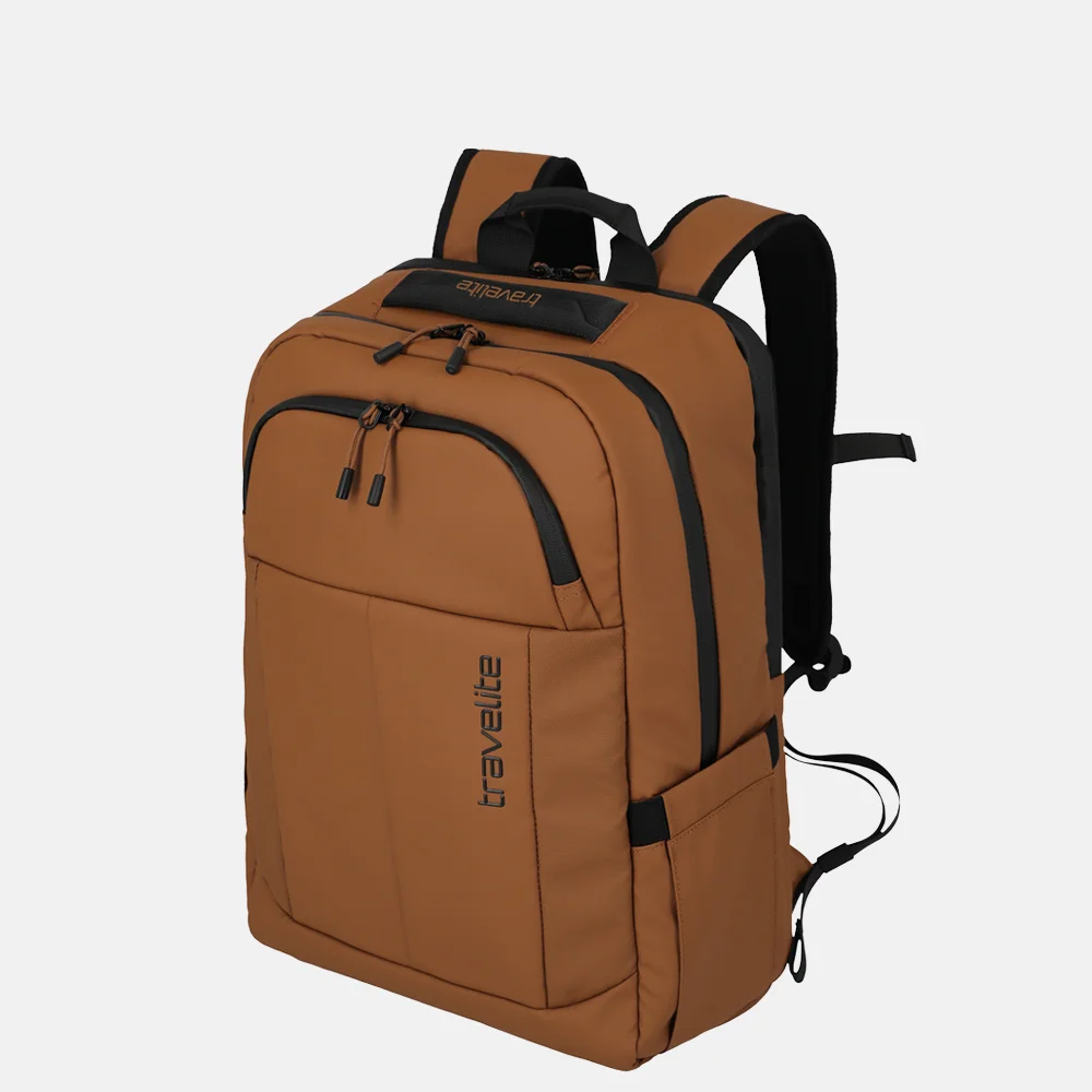 Travelite Briize rugzak M curry bij Duifhuizen