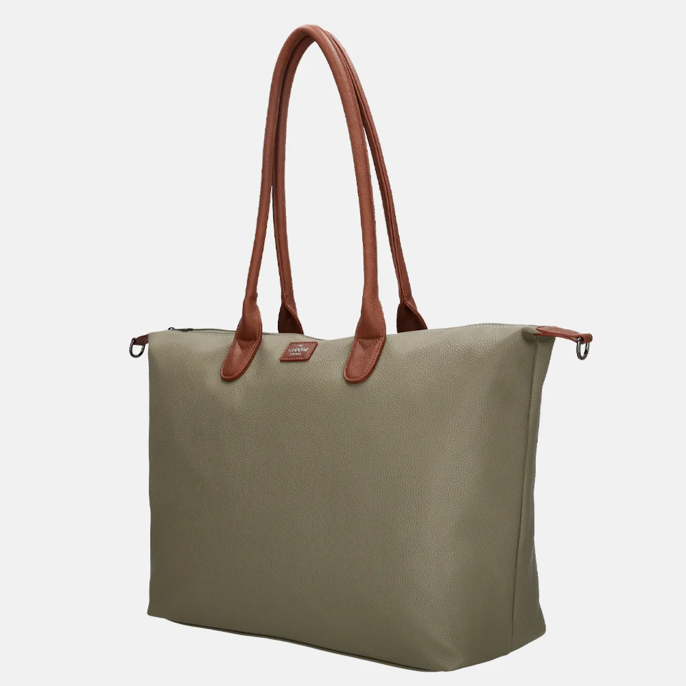 Charm London Buckingham Palace shopper L olijfgroen bij Duifhuizen