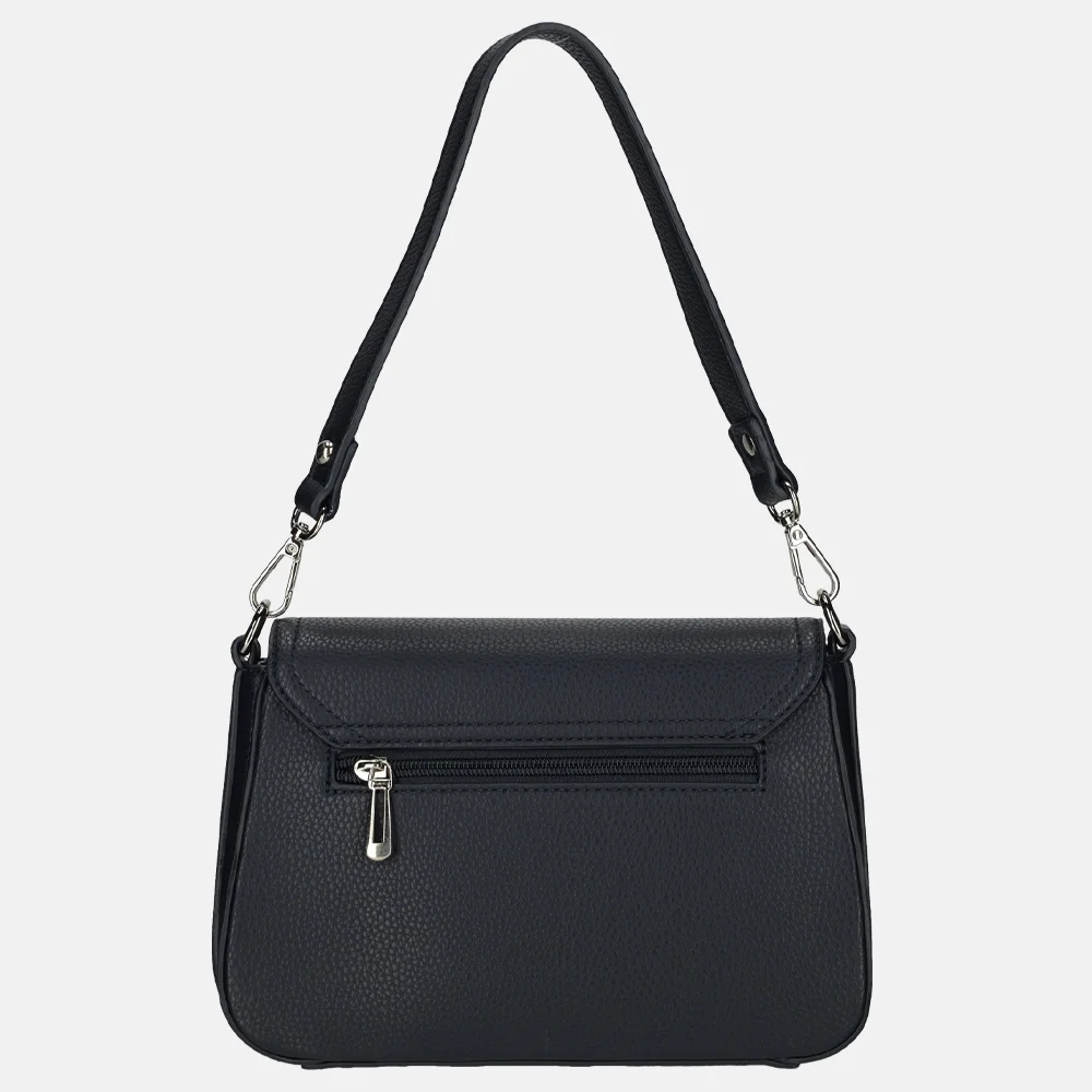 Flora & Co crossbody tas navy bij Duifhuizen