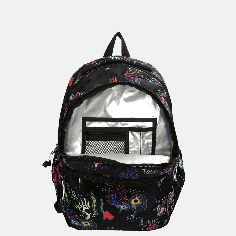 Enrico Benetti Capetown rugzak 15 inch coral bij Duifhuizen