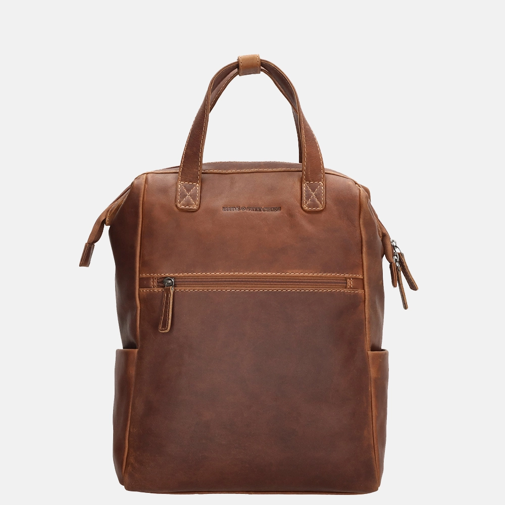 Hide & Stitches rugzak M cognac