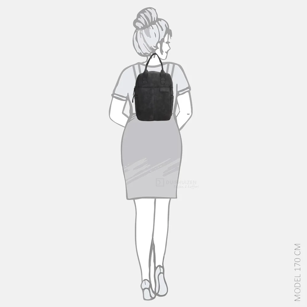 Zebra Trends rugzak S zwart bij Duifhuizen