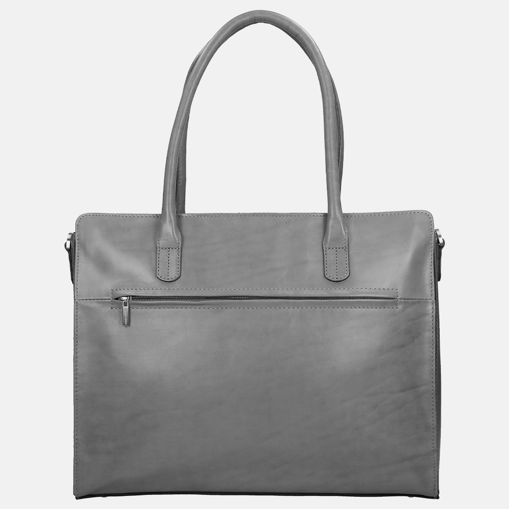 Claudio Ferrici Classico shopper 13.3 inch grey bij Duifhuizen