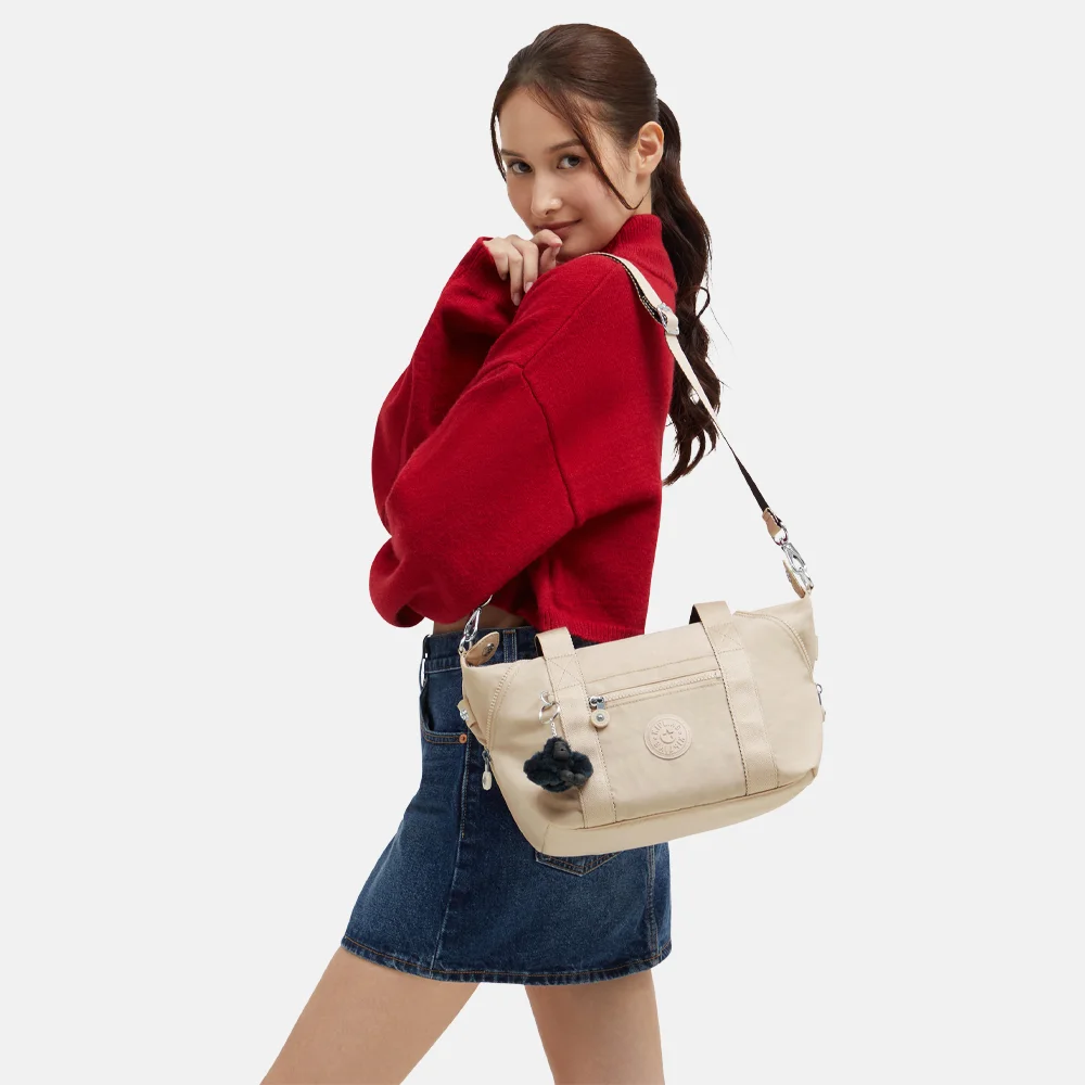 Kipling Art handtas mini back to beige bij Duifhuizen