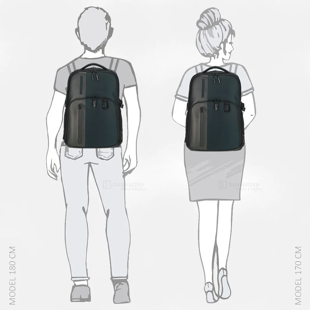 Samsonite Expandable Overnight Biz2go laptoprugzak 17.3 inch deep blue bij Duifhuizen