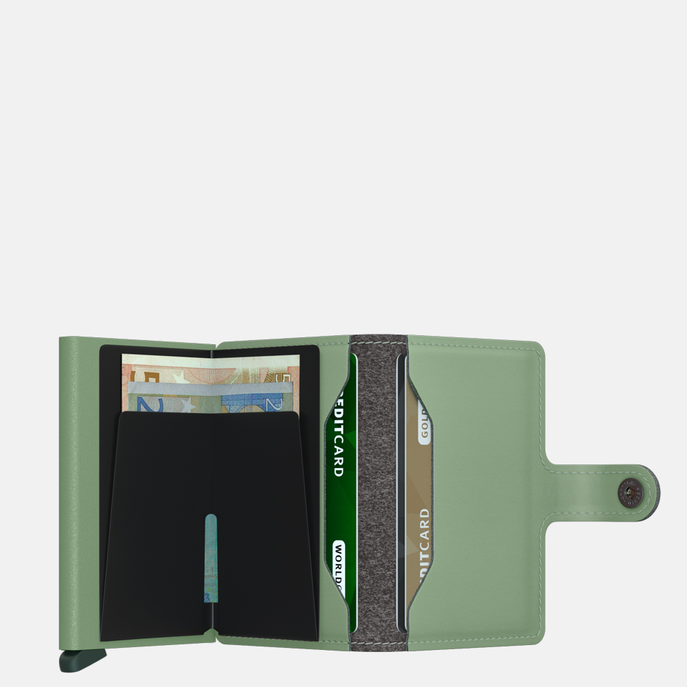 Secrid Miniwallet Yard pasjeshouder powder pistachio bij Duifhuizen