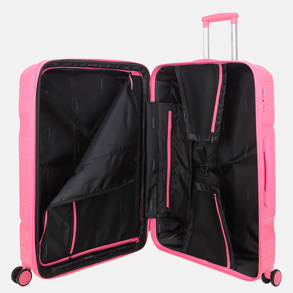 Decent One-City koffer 76 cm pink bij Duifhuizen
