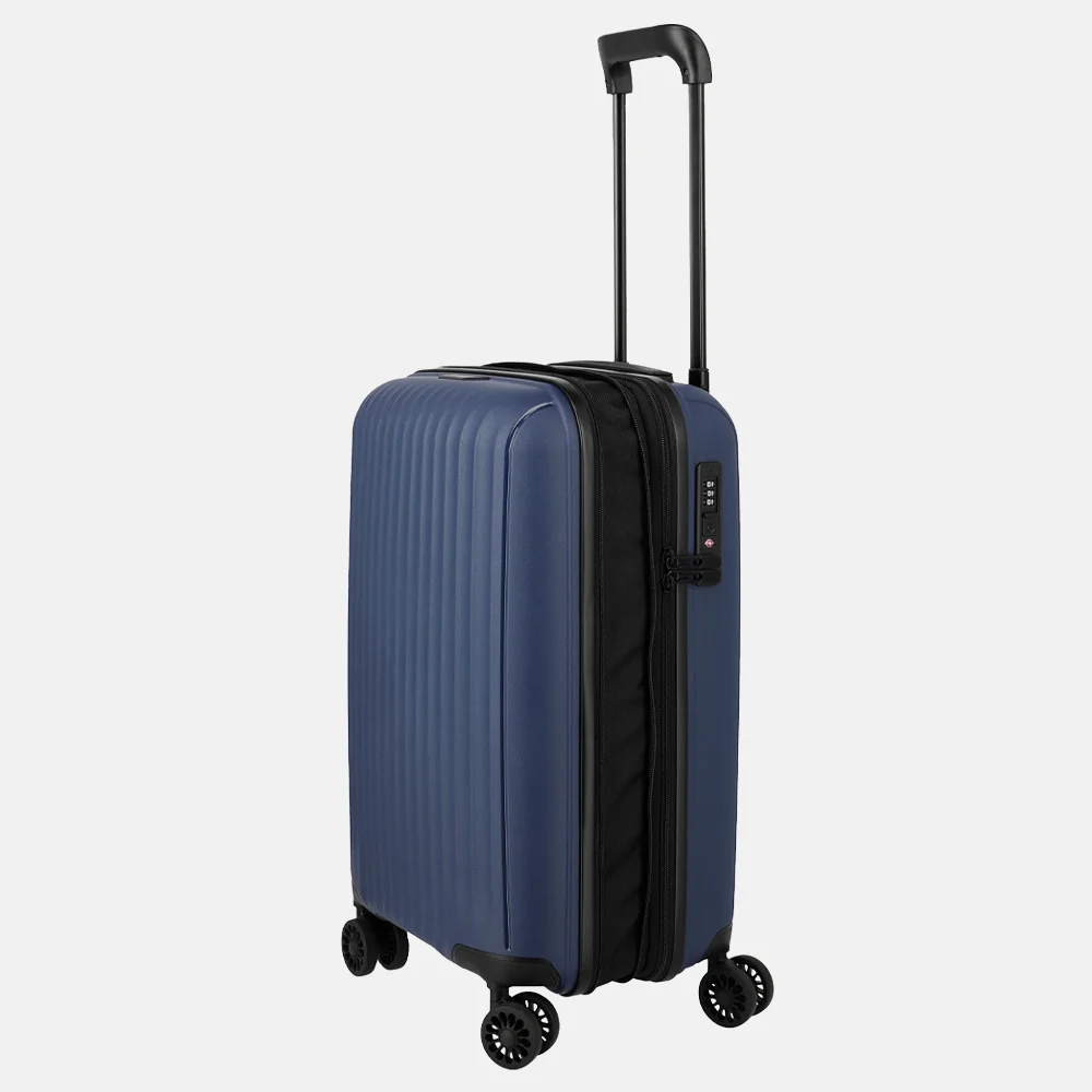 Travelite Skymate handbagage koffer 55 cm navy bij Duifhuizen