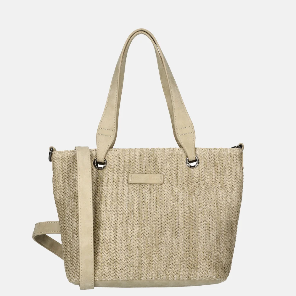 Enrico Benetti Raffia handtas S natuur