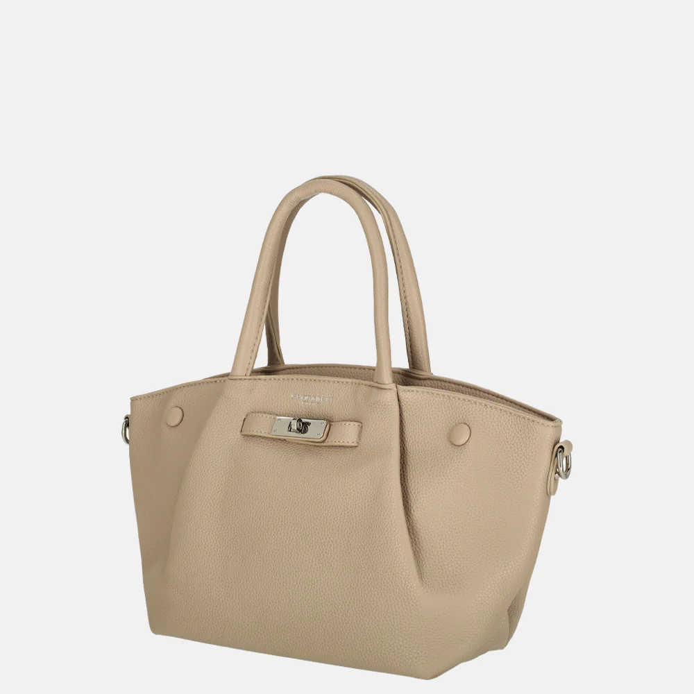 Flora & Co handtas beige bij Duifhuizen