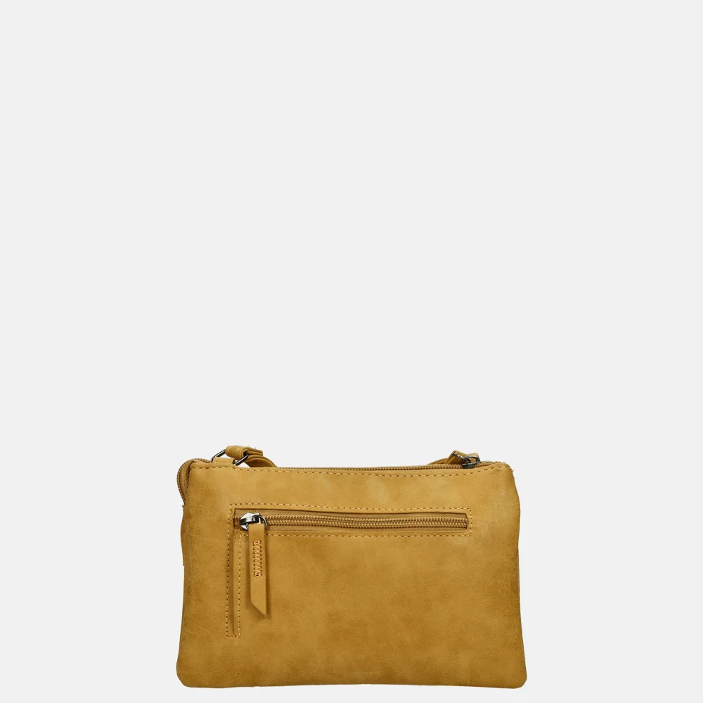 Enrico Benetti Anna crossbody tas ochre bij Duifhuizen