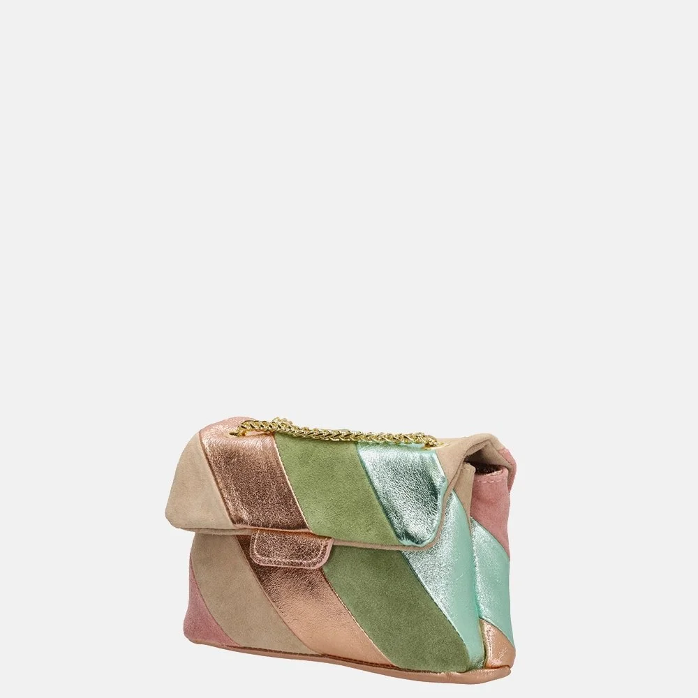 Charm London Elise crossbody tas multi pastel bij Duifhuizen