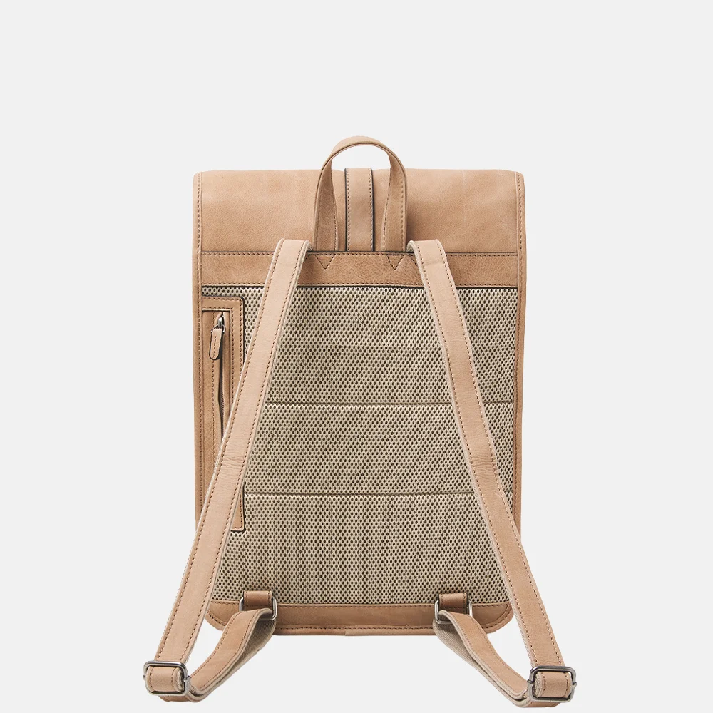 Castelijn & Beerens Carisma rugzak 15.6 inch beige bij Duifhuizen