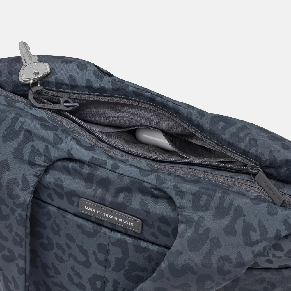 Kapten & Son Skara Cloud shopper 14 inch dark grey leo bij Duifhuizen