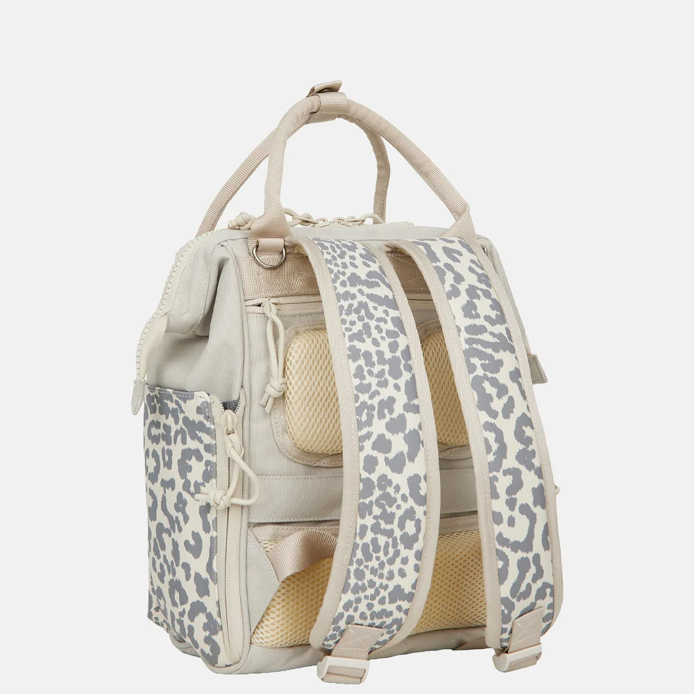 New Rebels Urban Weverly rugzak S beige leopard bij Duifhuizen