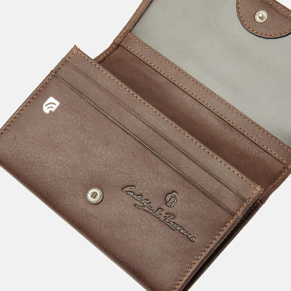 Castelijn en Beerens Canyon portemonnee mocca bij Duifhuizen