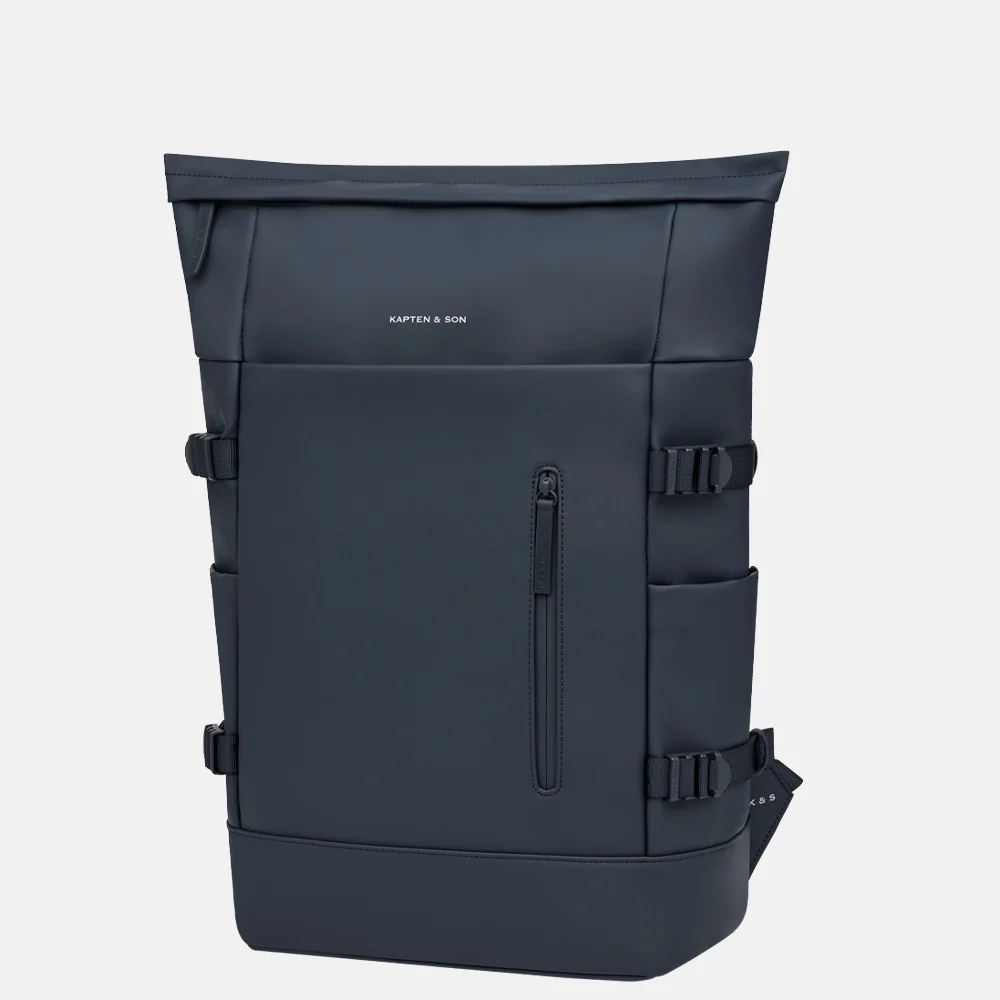 Kapten & Son Helsinki PRO rugzak 15 inch navy blue bij Duifhuizen