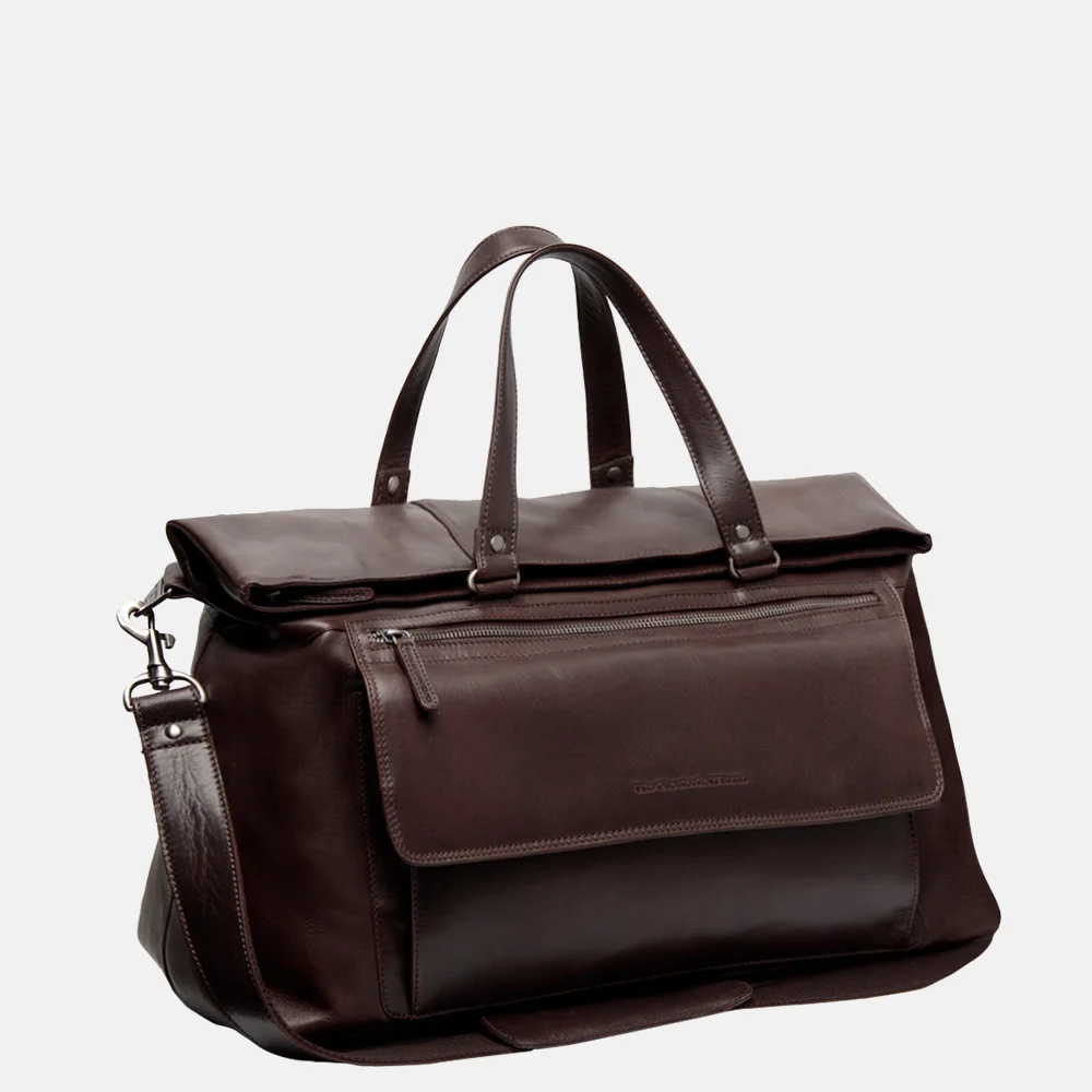 Chesterfield Lazio weekendtas dark brown bij Duifhuizen