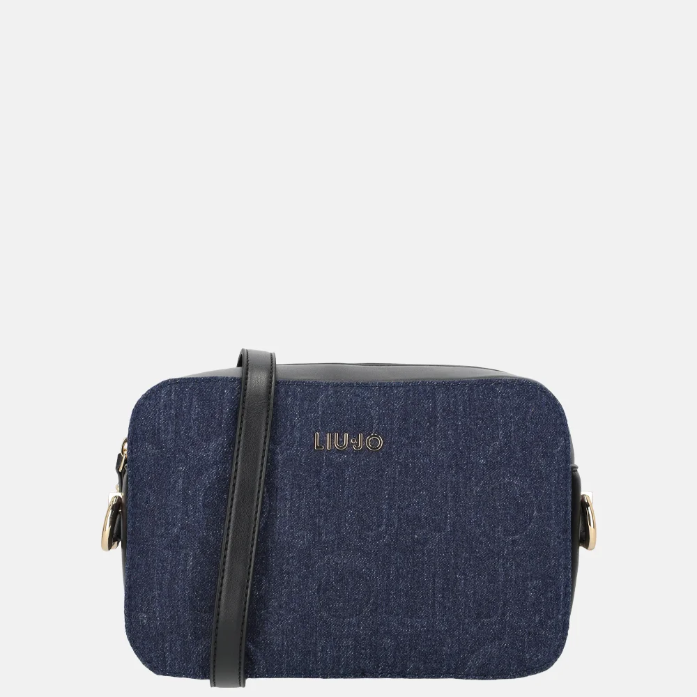 Liu Jo Manhattan crossover crossbody tas dress blue bij Duifhuizen