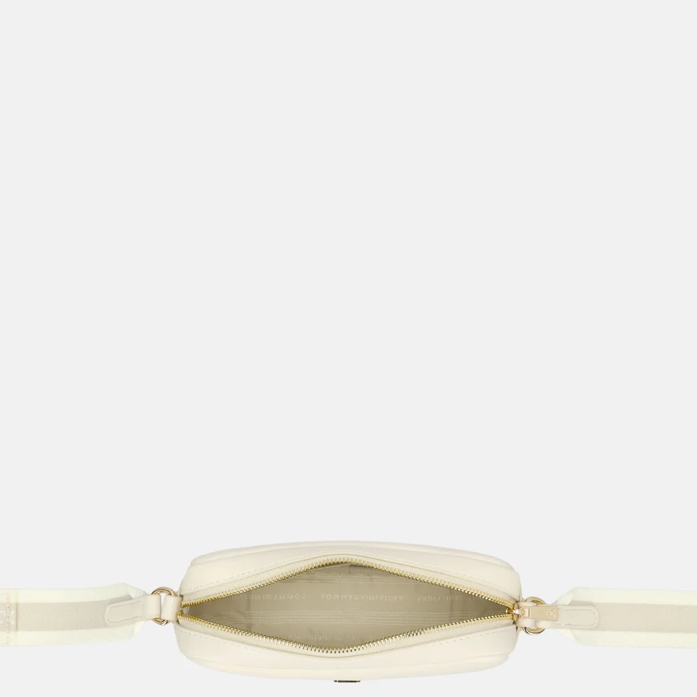 Tommy Hilfiger Essentiel crossbody tas soft cream bij Duifhuizen