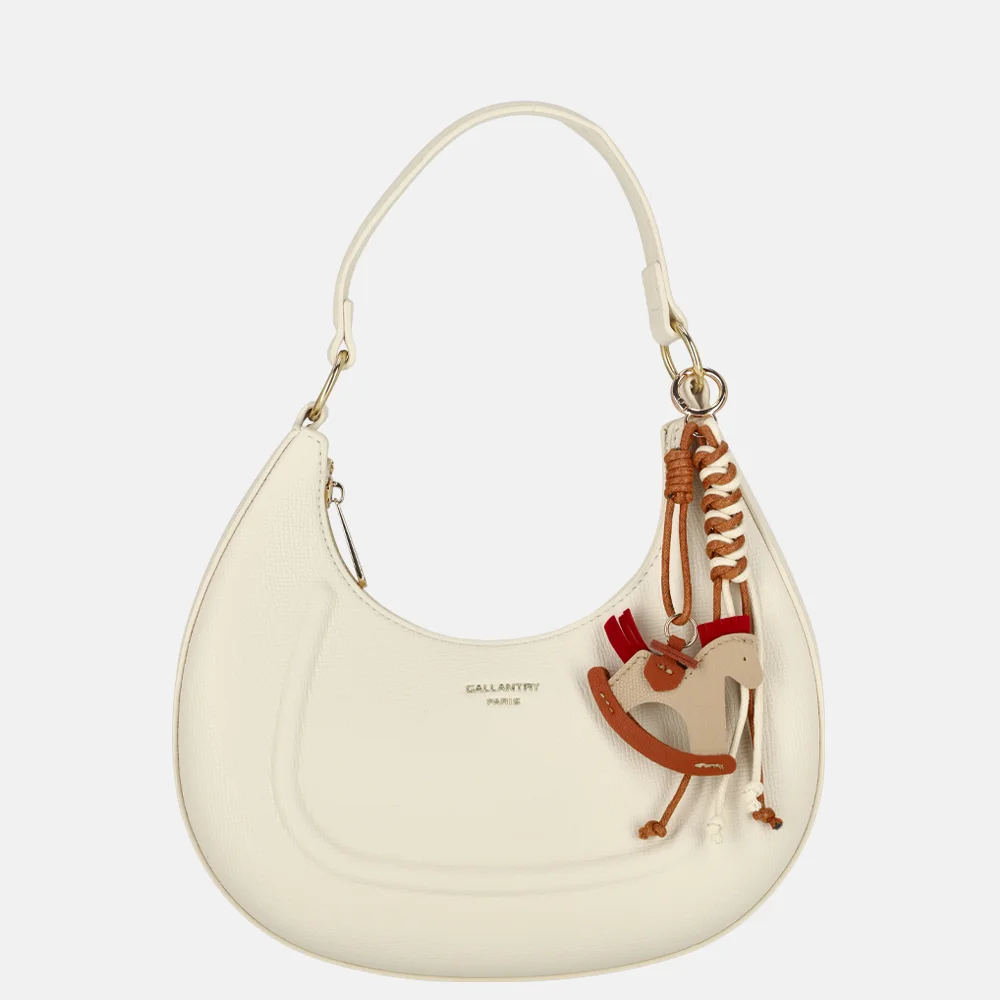 Firenze buideltas met bagcharm S beige bij Duifhuizen
