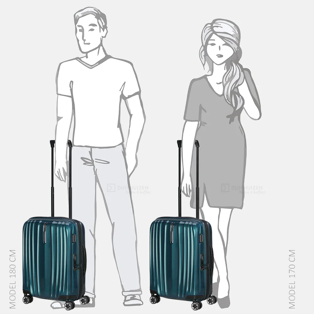 Samsonite Nexis spinner handbagage koffer 55 cm deep petrol bij Duifhuizen