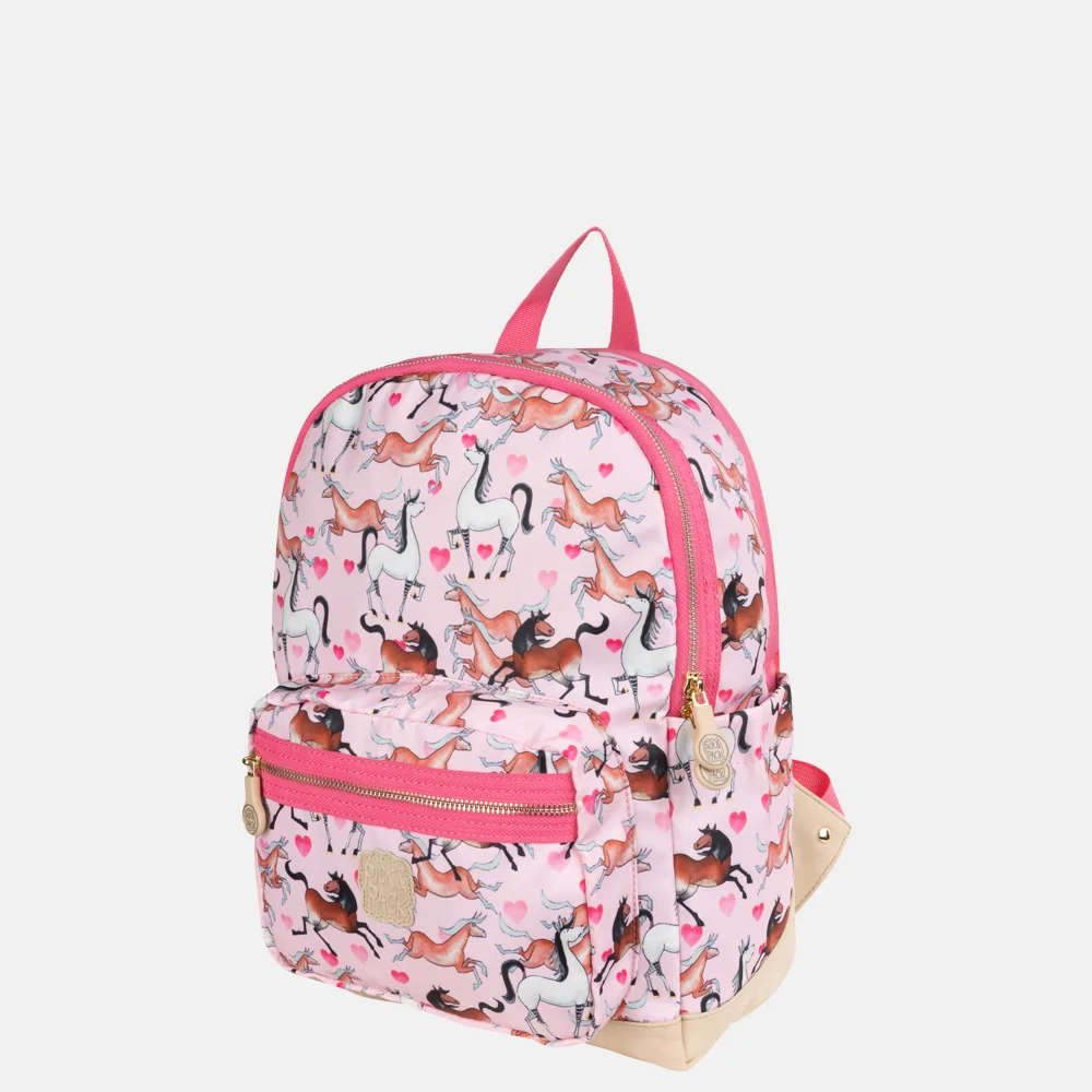 Pick & Pack Magic Horses kinderrugzak M pink bij Duifhuizen