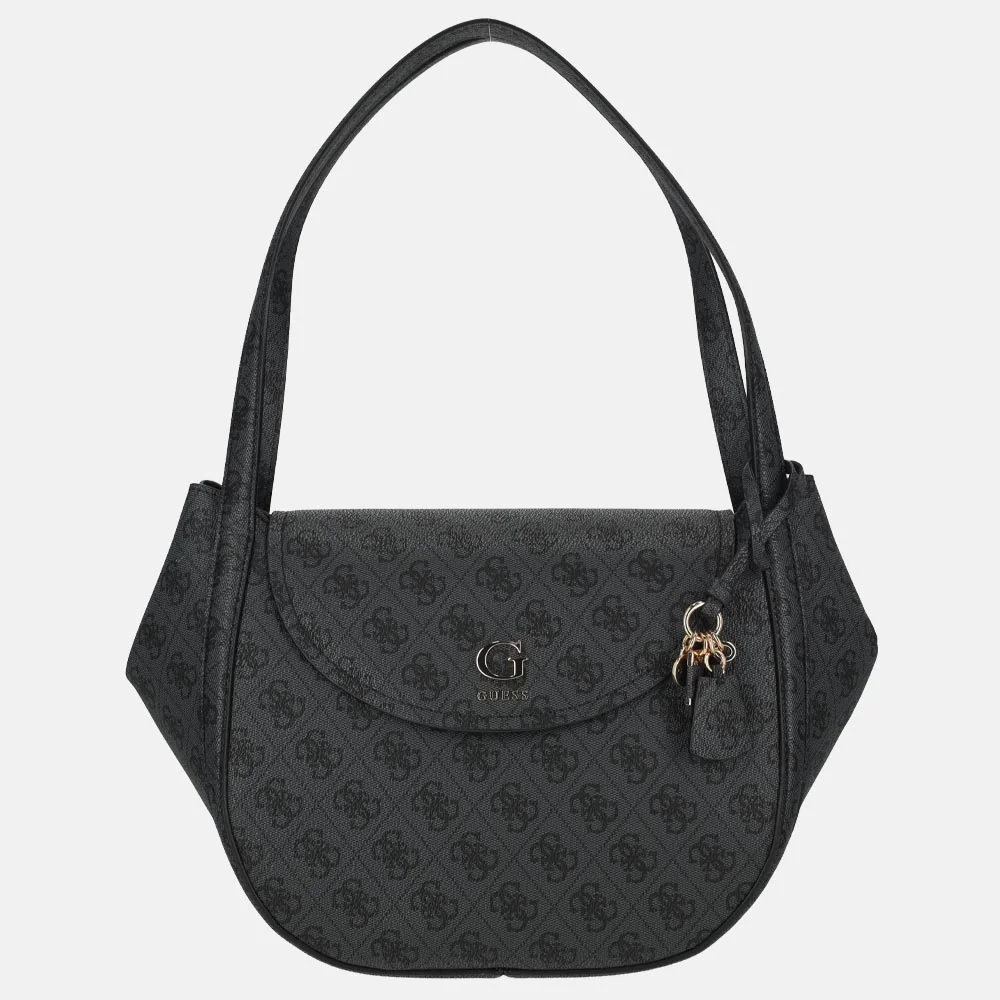 Guess Coleen schoudertas coal logo