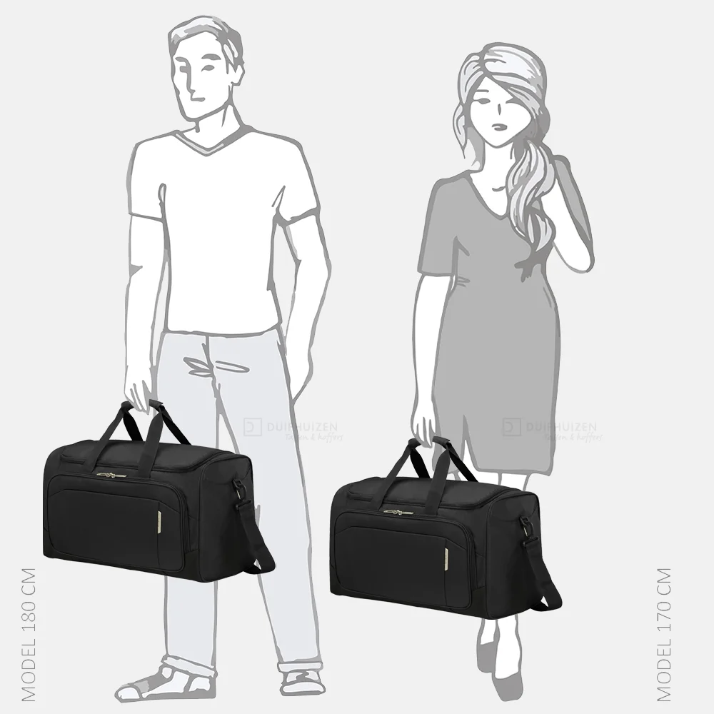 Samsonite Respark Duffle weekendtas Twonighter 55 cm Ozone Black bij Duifhuizen
