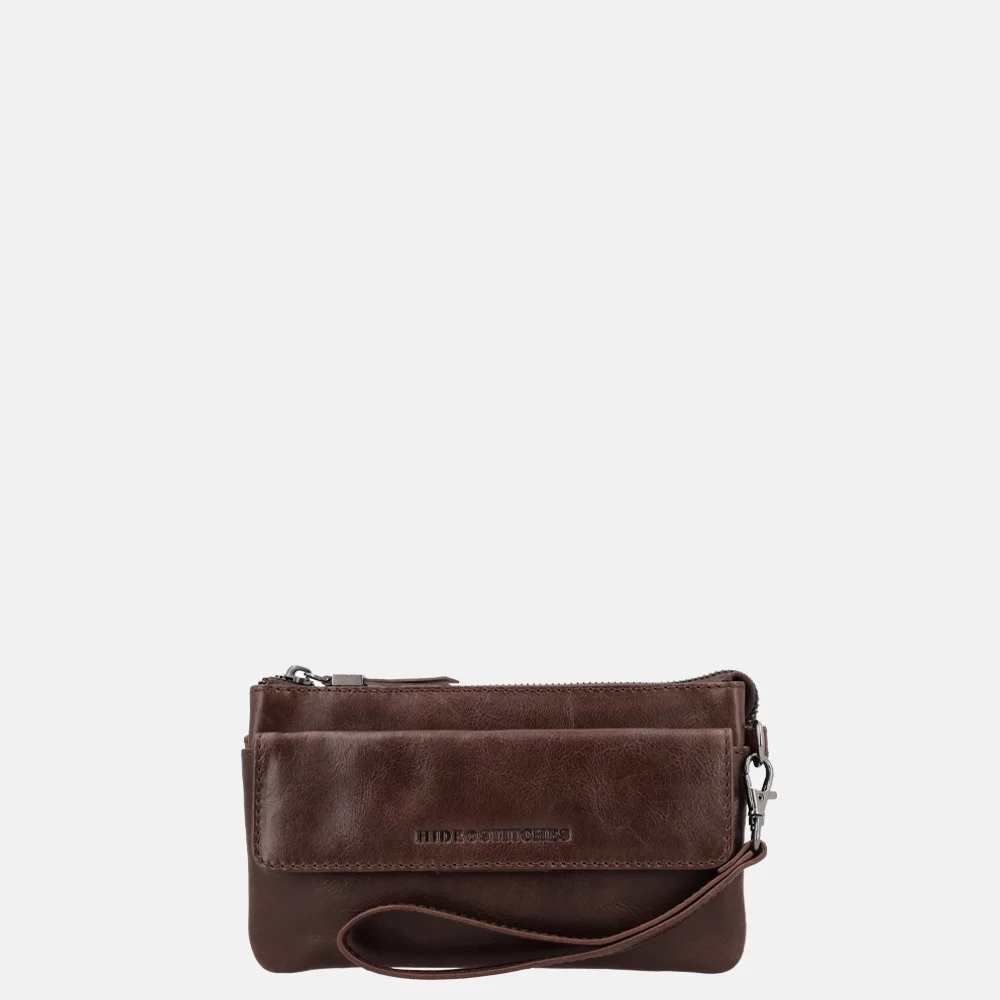 Hide & Stitches Porto crossbody tas S donkerbruin bij Duifhuizen