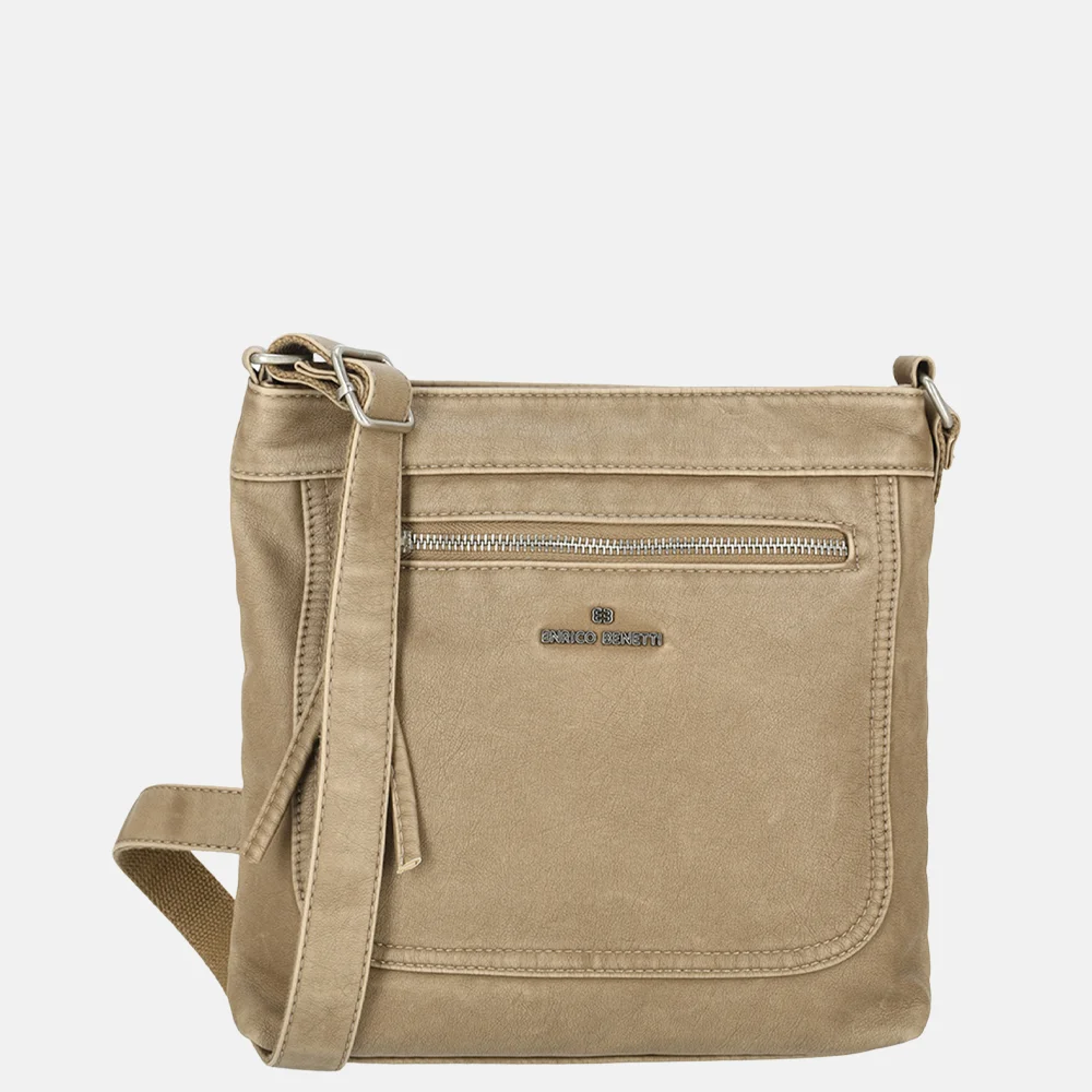 Enrico Benetti Harper crossbody tas middentaupe