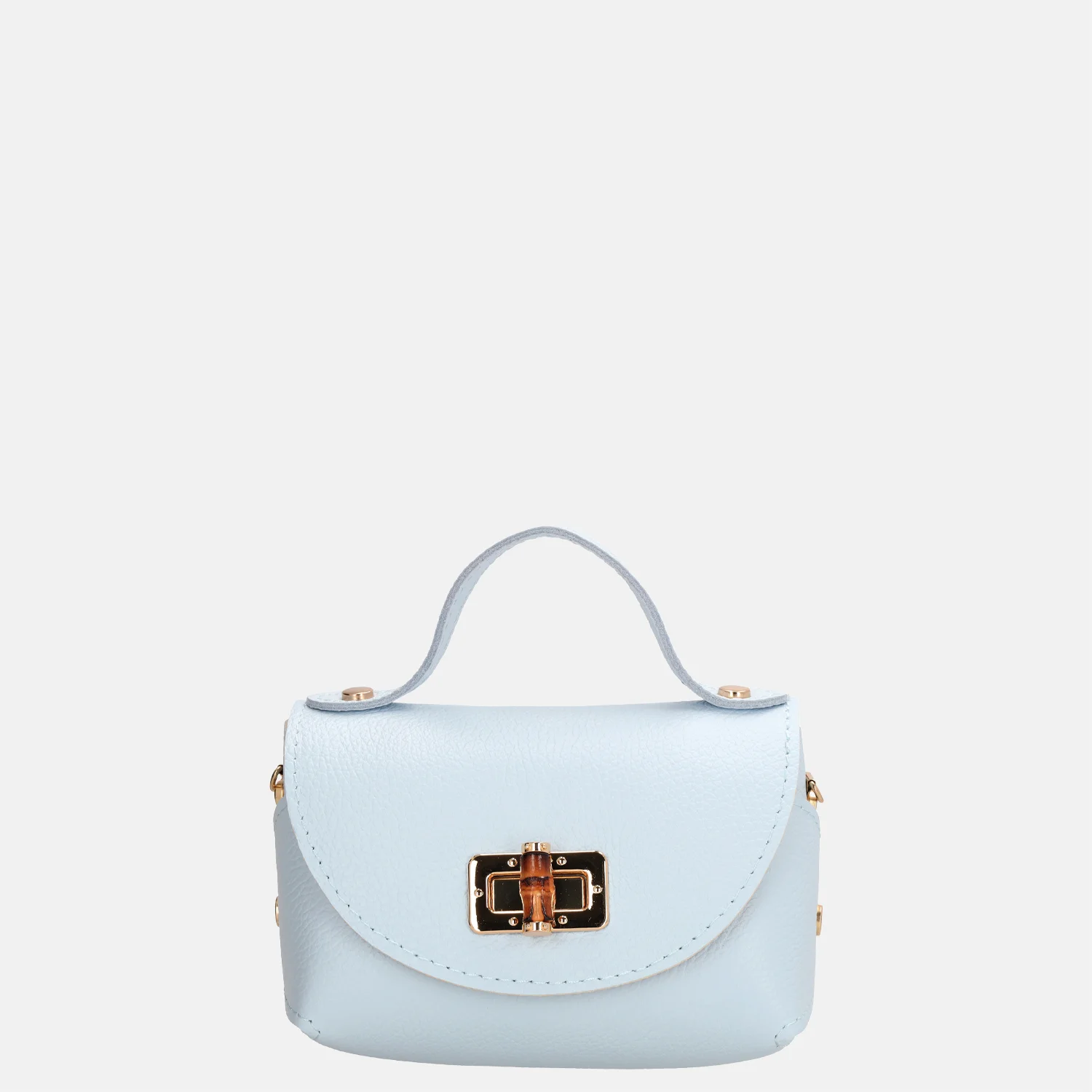Charm London Bamboo handtas lichtblauw bij Duifhuizen