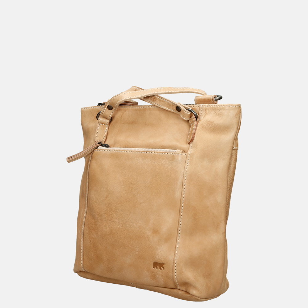Bear Design shopper/rugzak baltic beige bij Duifhuizen