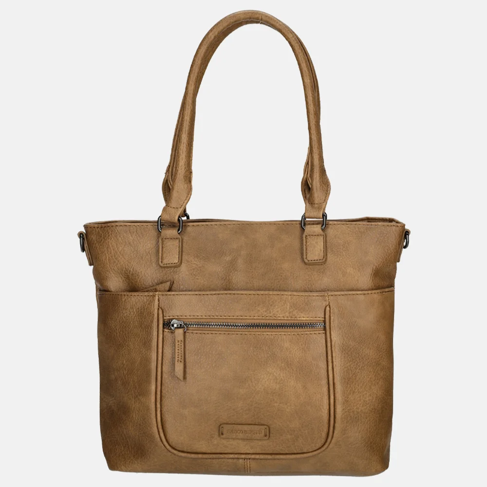 Enrico Benetti Emma handtas camel bij Duifhuizen