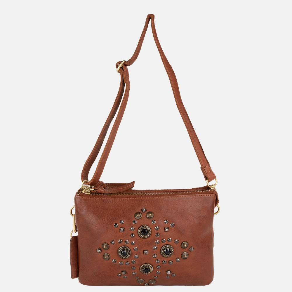 Legend Baone crossbody tas cognac