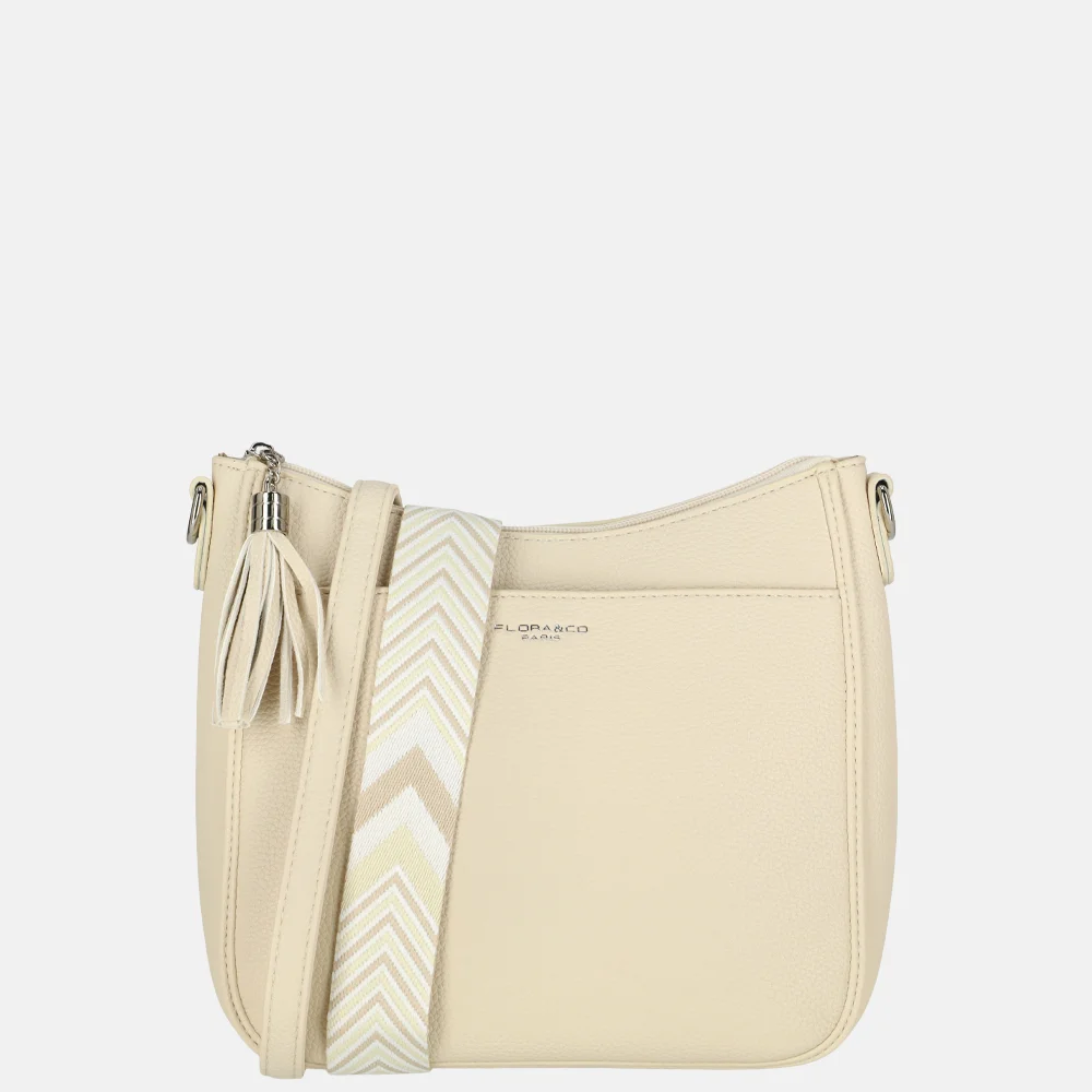 Flora & Co crossbody tas ecru