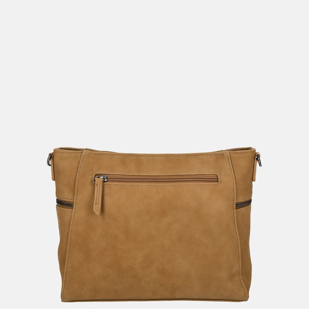 Enrico Benetti Roxy crossbody tas camel bij Duifhuizen