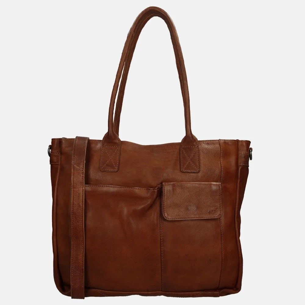 Bear Design Samantha laptoptas 15 inch cognac bij Duifhuizen