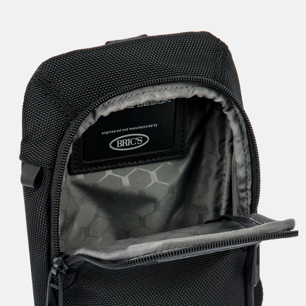 Porsche Design Nylon Evo Crossbody Bag schoudertas black bij Duifhuizen