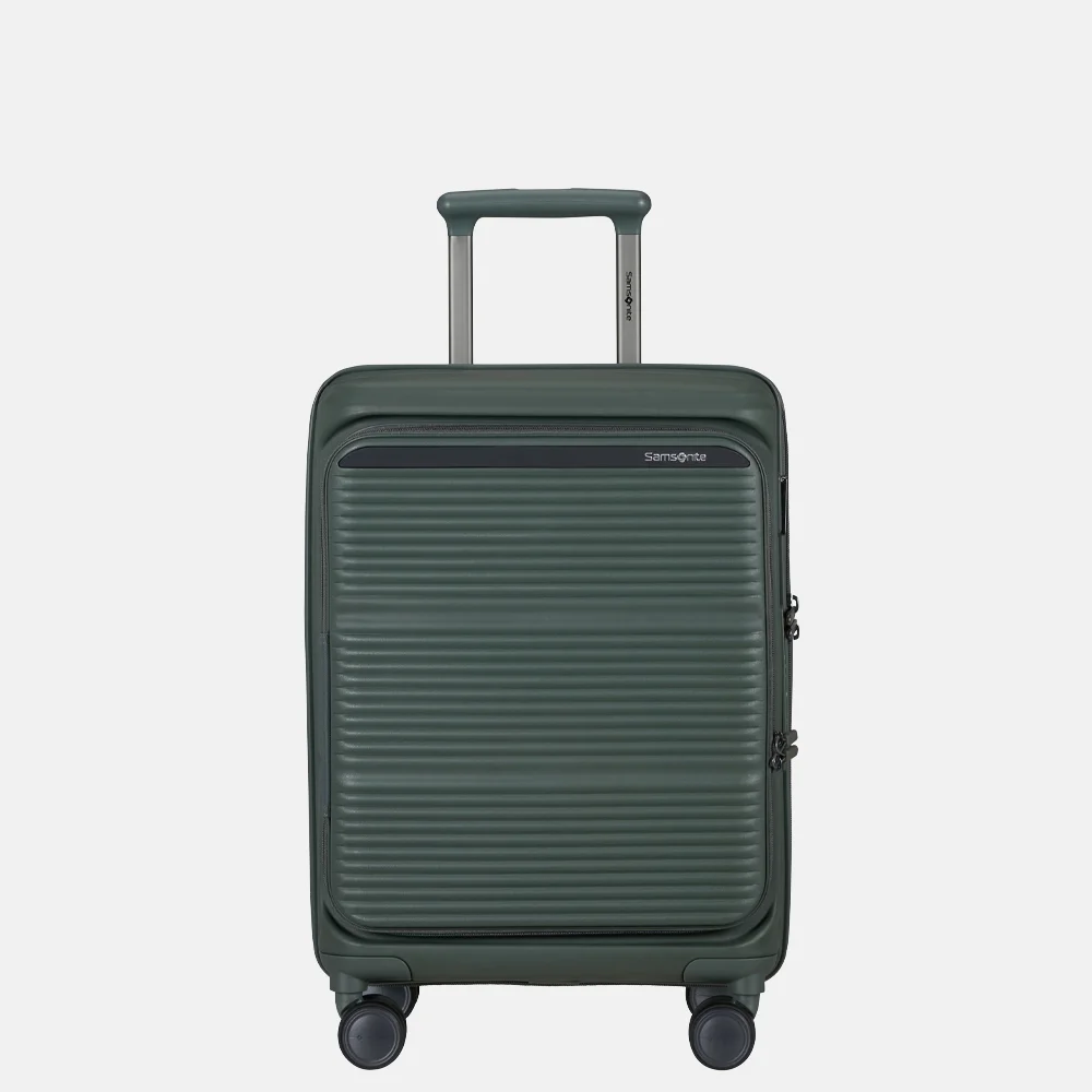 Samsonite Paralux HS Spinner handbagage koffer expendable 55 cm olive